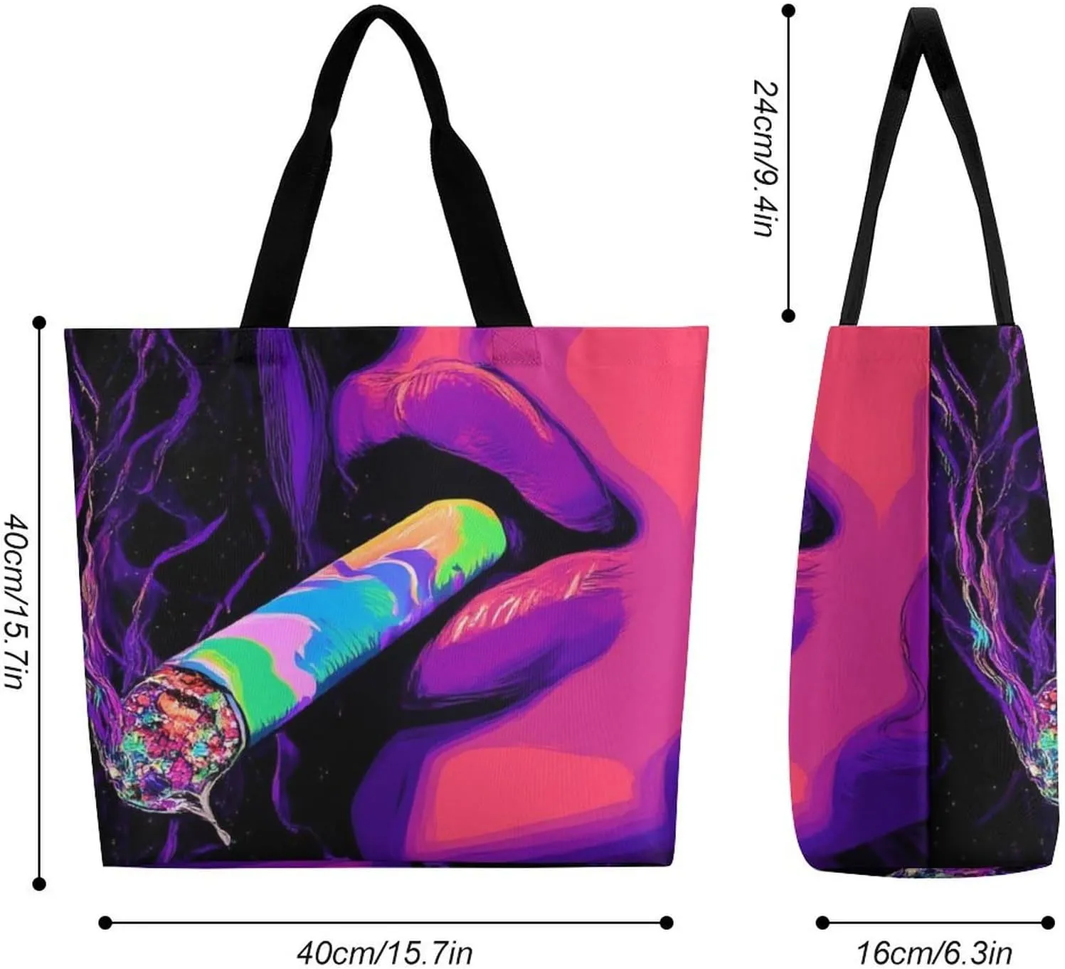 Large Grocery Tote Bag for Women, Multipurpose Handbag Shopping Storage Bags Reusable Shoulder Bag