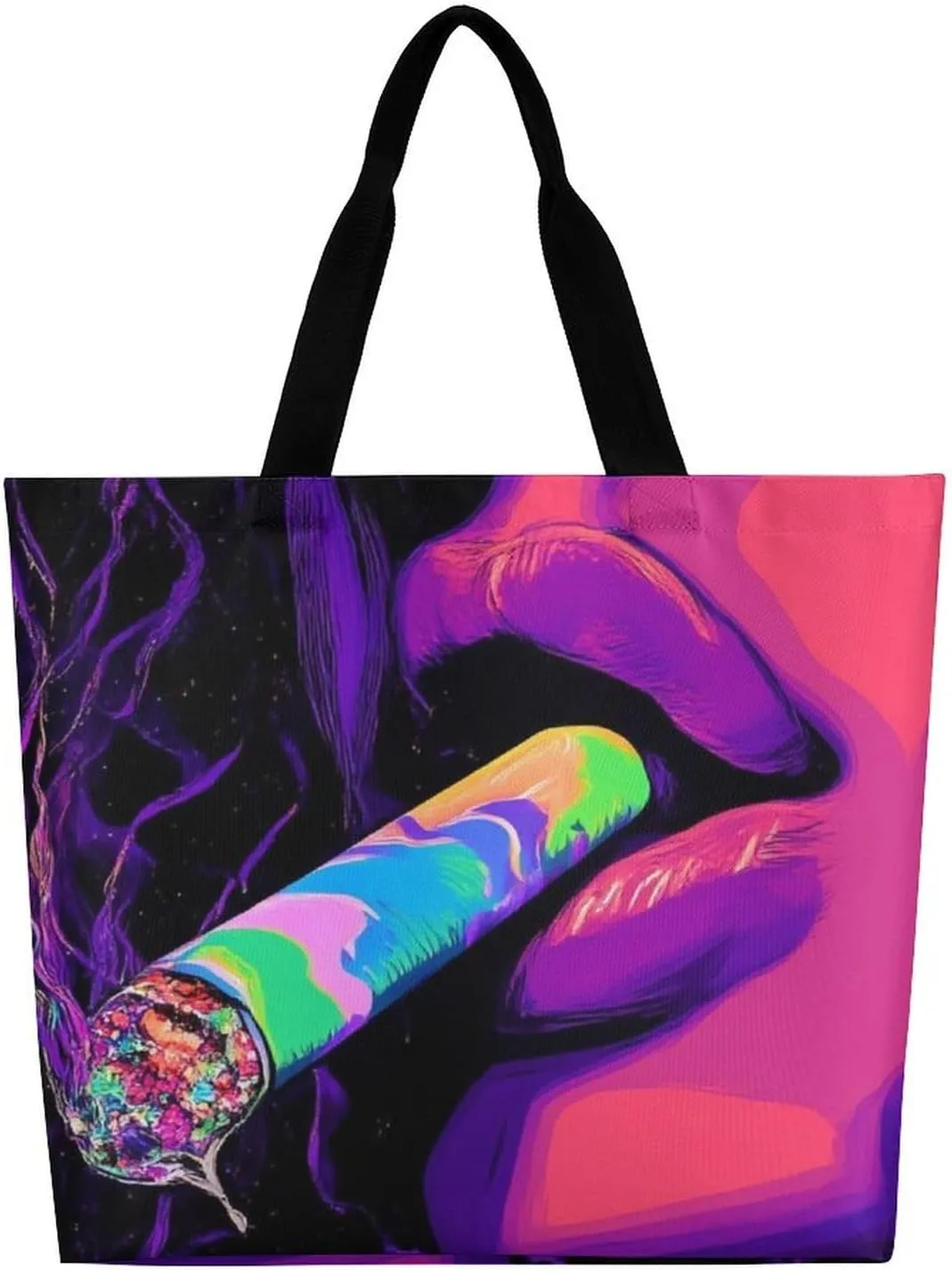 Large Grocery Tote Bag for Women, Multipurpose Handbag Shopping Storage Bags Reusable Shoulder Bag