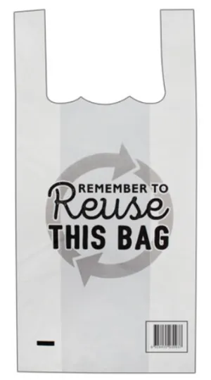 Large Reusable Bag - Slv 200 Box 1000