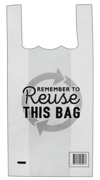 Large Reusable Bag - Slv 200 Box 1000