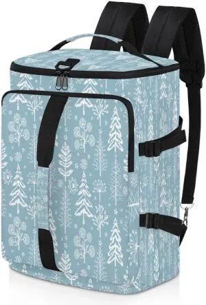 Large Sports Gym Bag With Shoe & Laptop Compartment 47L Waterproof Travel Duffel Bags for Men Women Abstract Forest Luggage Backpack Duffle Bag