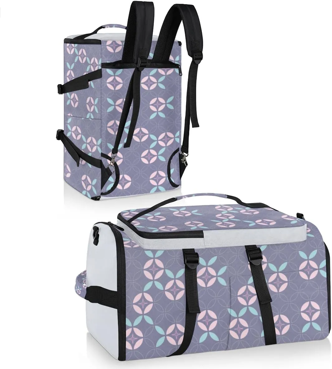Large Sports Gym Bag With Shoe & Laptop Compartment 47L Waterproof Travel Duffel Bags for Men Women Cartoon Morning Glory Luggage Backpack Duffle Bag