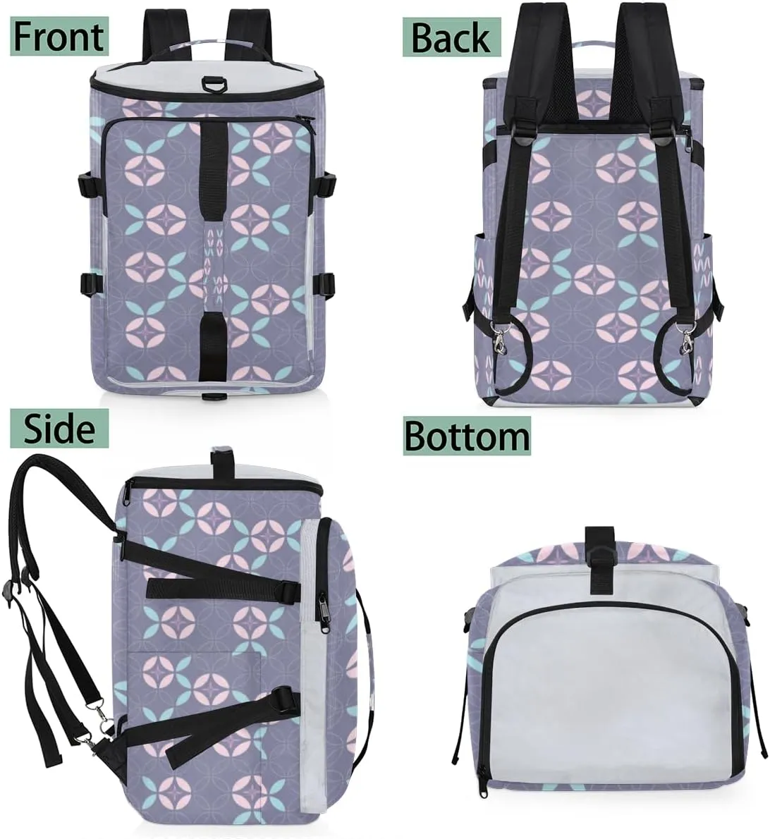 Large Sports Gym Bag With Shoe & Laptop Compartment 47L Waterproof Travel Duffel Bags for Men Women Cartoon Morning Glory Luggage Backpack Duffle Bag