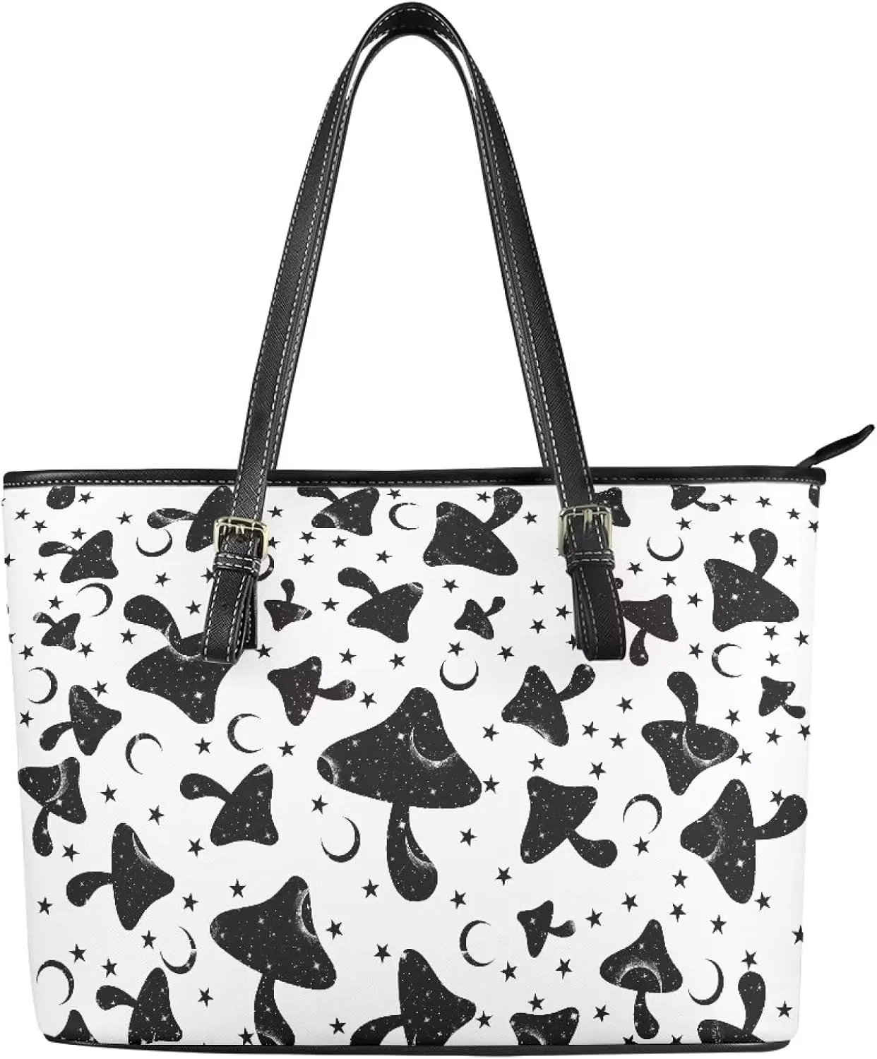 Large Tote Purses for Women with Zipper Casual Roomy Top Handbags for Travel