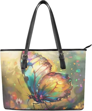 Large Tote Purses for Women with Zipper Casual Roomy Top Handbags for Travel