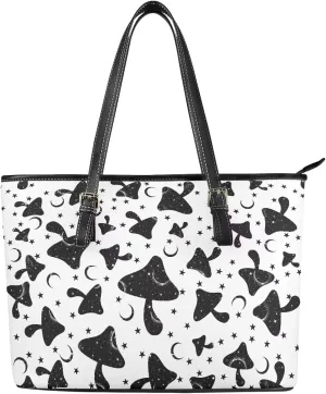 Large Tote Purses for Women with Zipper Casual Roomy Top Handbags for Travel