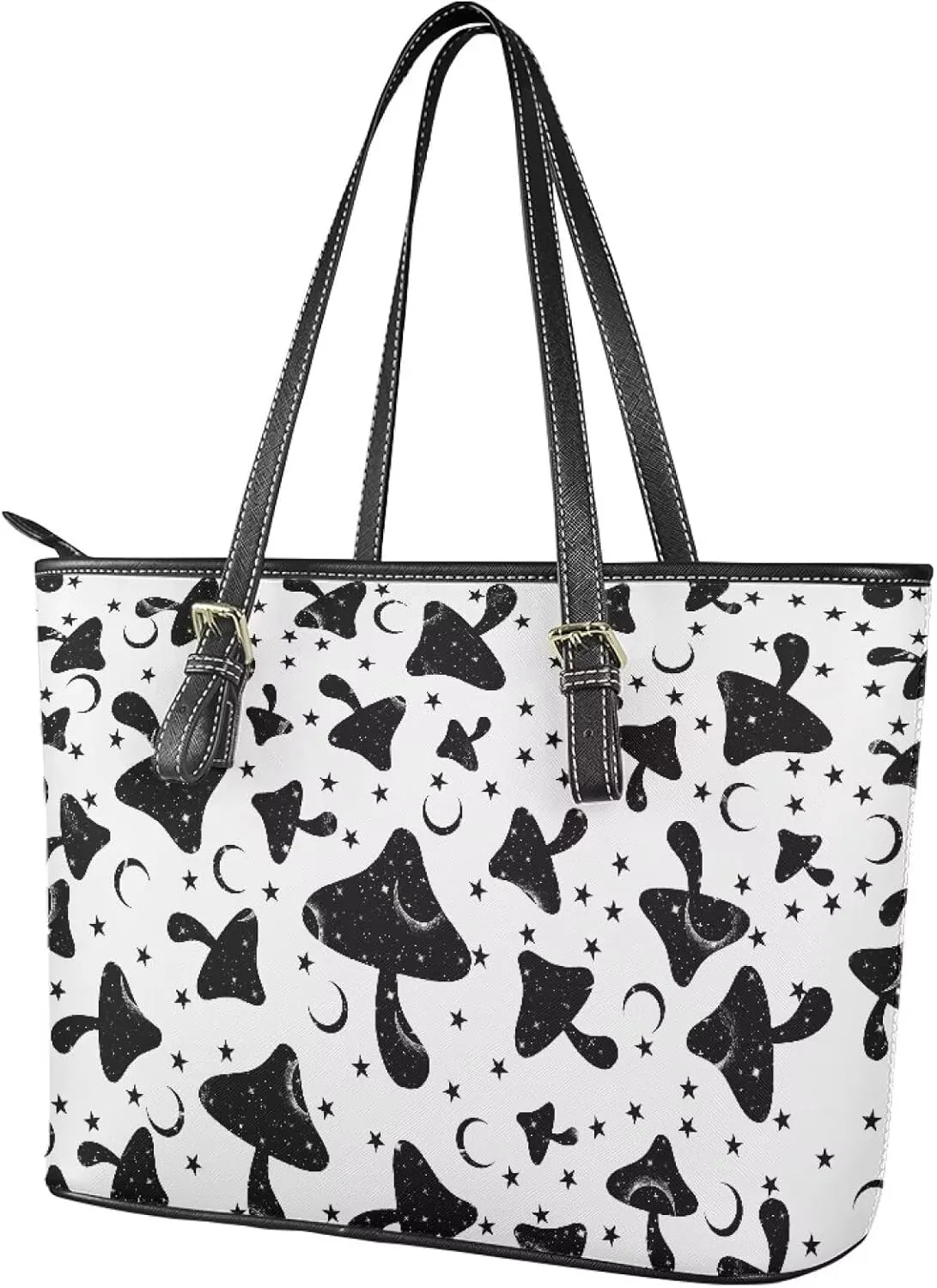 Large Tote Purses for Women with Zipper Casual Roomy Top Handbags for Travel