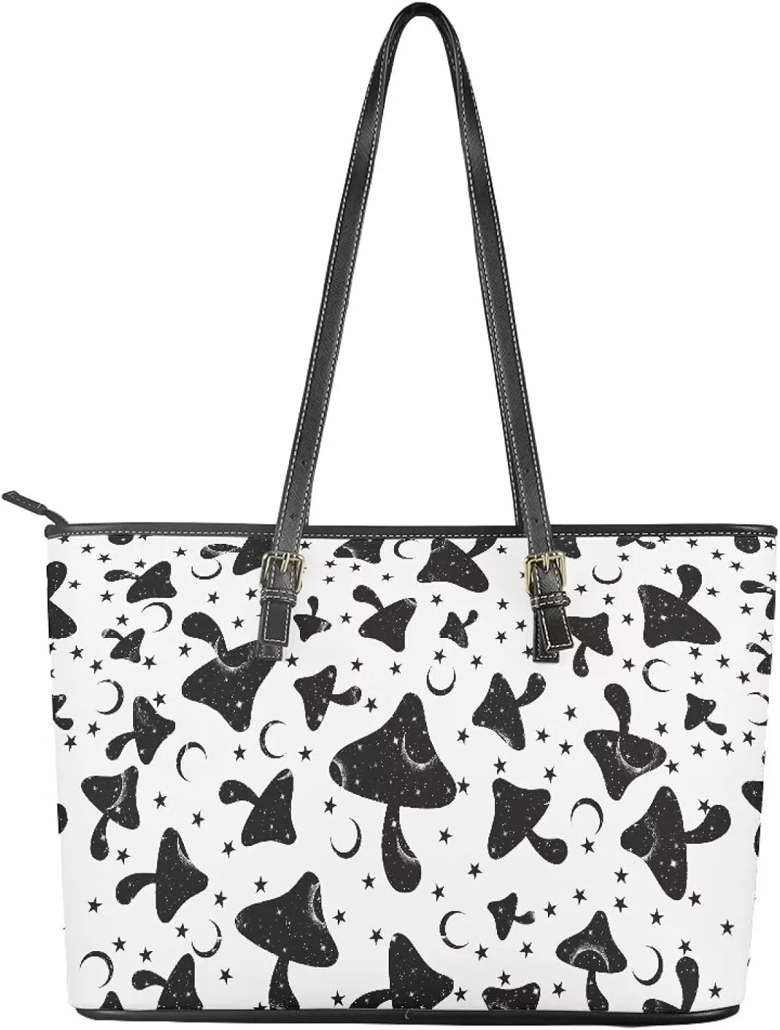 Large Tote Purses for Women with Zipper Casual Roomy Top Handbags for Travel