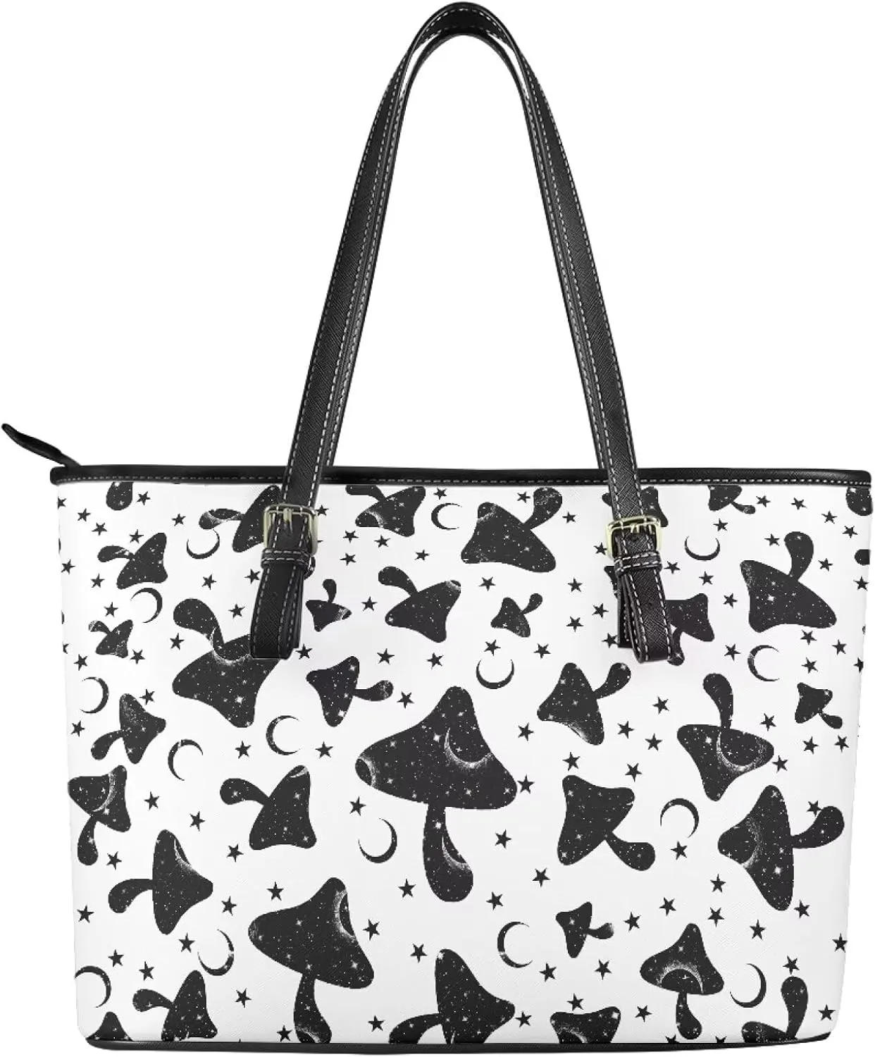 Large Tote Purses for Women with Zipper Casual Roomy Top Handbags for Travel