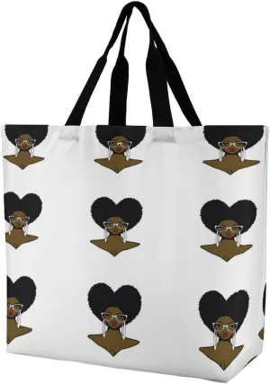 Large Tote Top Handle Bag, Shopping Handbag Big Polyester Shoulder Hand Bags