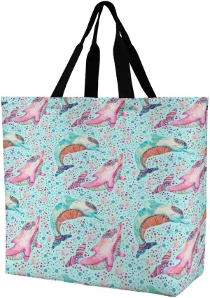 Large Tote Top Handle Bag, Shopping Handbag Big Polyester Shoulder Hand Bags
