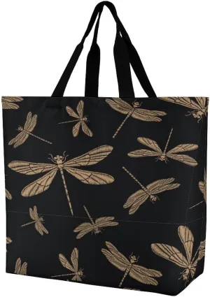 Large Tote Top Handle Bag, Shopping Handbag Big Polyester Shoulder Hand Bags