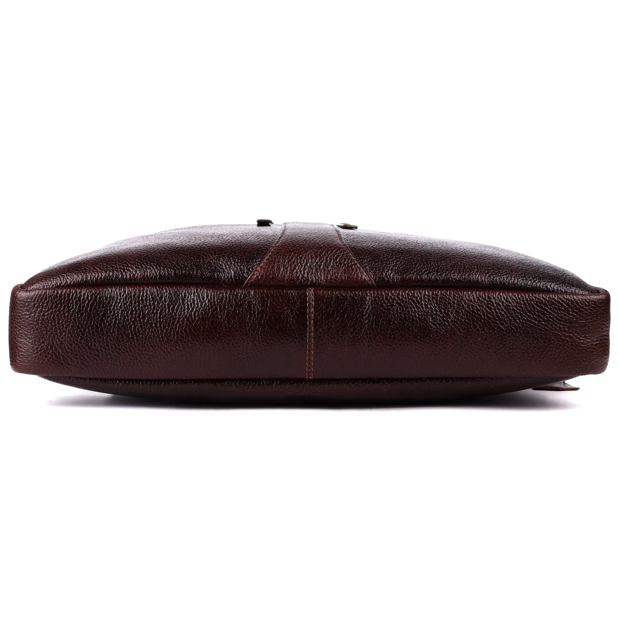 Laveri® Genuine Leather Laptop Messenger bag #2816 Brown