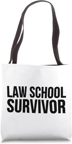Law School Survivor - Funny Lawyer Tote Bag