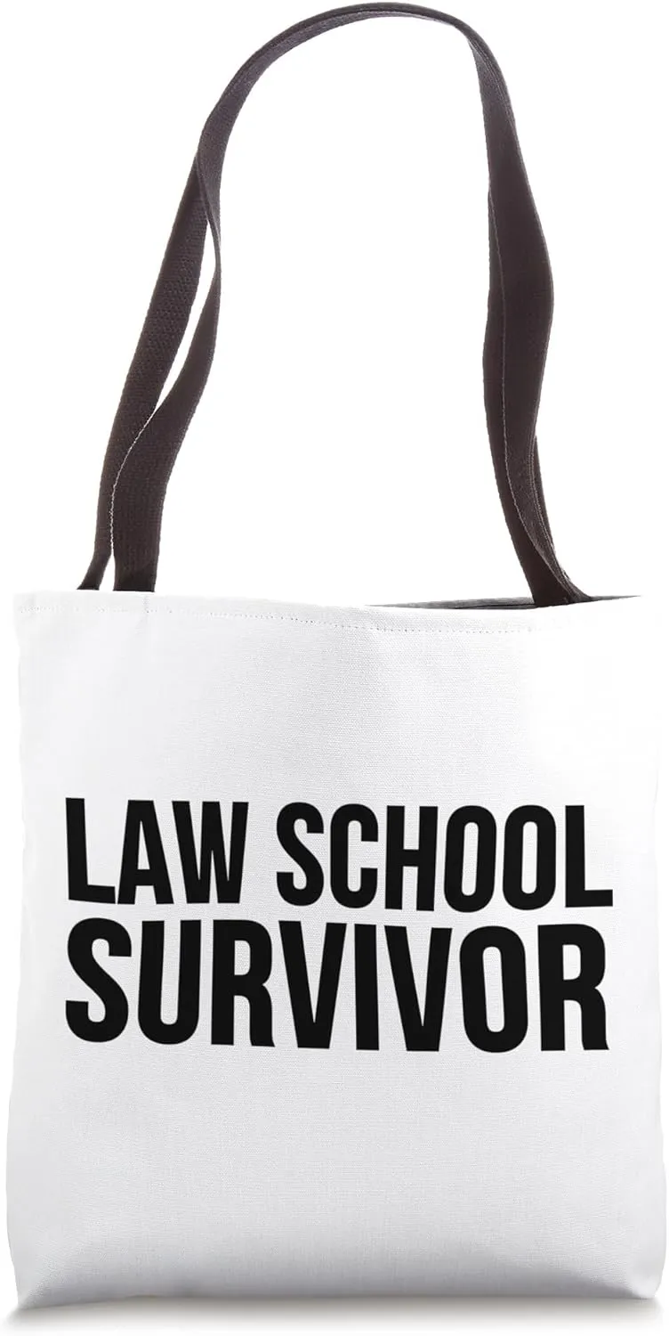 Law School Survivor - Funny Lawyer Tote Bag