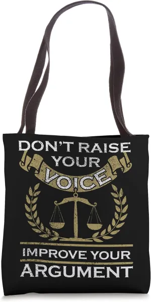 Lawyer Argument - Attorney Law School Student Tote Bag