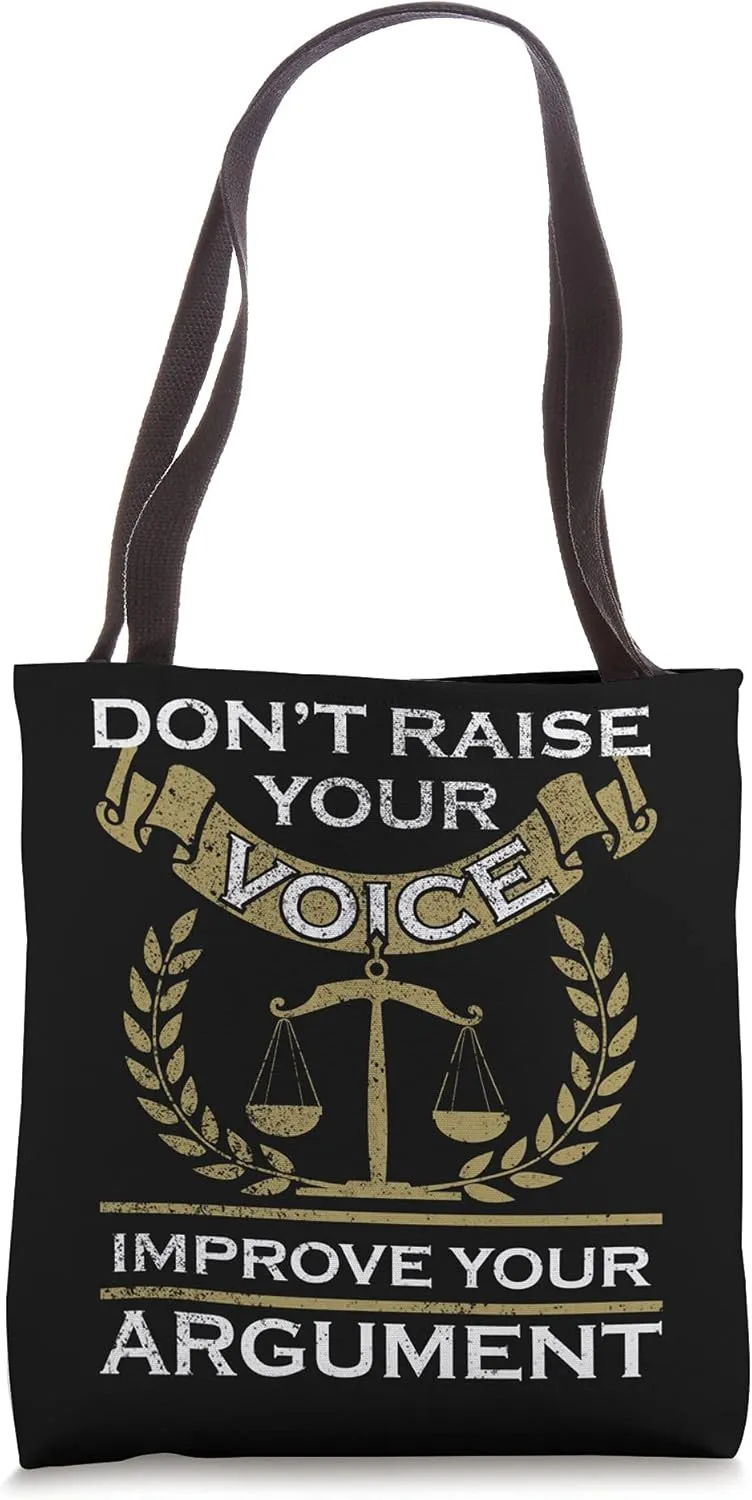 Lawyer Argument - Attorney Law School Student Tote Bag