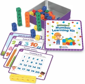 Learning Resources Skillbuilders Numbers Learning Kit, Math Manipulatives, Linking Cubes, Homeschool Supplies, Preschool Classroom Must Haves, Toddler Learning Activities, Number Blocks Toys