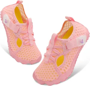 LeIsfIt Kids Water Shoes Boys Girls Swim Beach Shoes Toddler Barefoot Water Sport Shoes Quick-Dry Lightweight Aqua Socks Pool Sand Shoes
