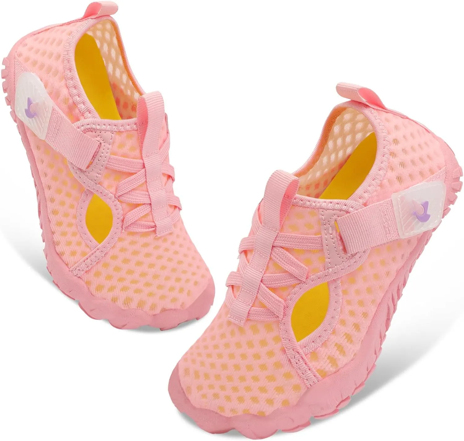 LeIsfIt Kids Water Shoes Boys Girls Swim Beach Shoes Toddler Barefoot Water Sport Shoes Quick-Dry Lightweight Aqua Socks Pool Sand Shoes