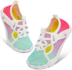 LeIsfIt Kids Water Shoes Boys Girls Swim Beach Shoes Toddler Barefoot Water Sport Shoes Quick-Dry Lightweight Aqua Socks Pool Sand Shoes
