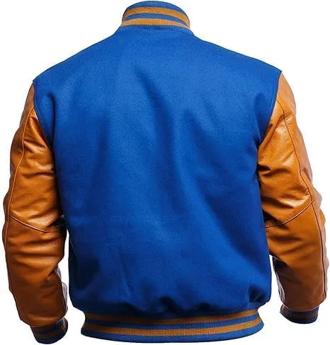 Letterman Varsity Jackets for Men, Baseball Bomber Jackets, High School Letterman Jackets, Warm Wool Outerwear