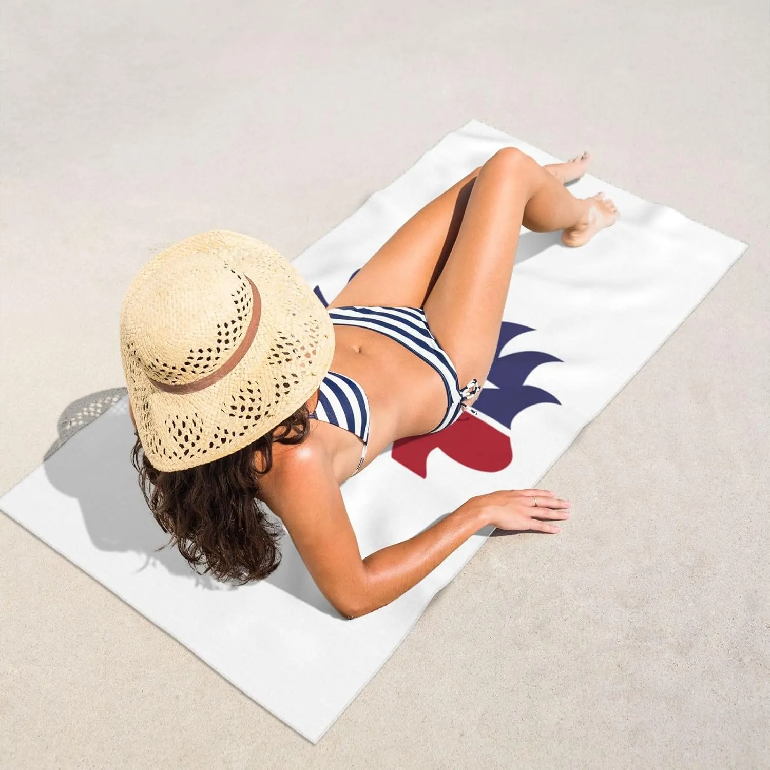 Libertarian Porcupine Beach Towel 55x27.5 Inches - Ultra Soft Quick Dry Sand Towel, Lightweight Large Bath Towel for Pool, Summer, Travel
