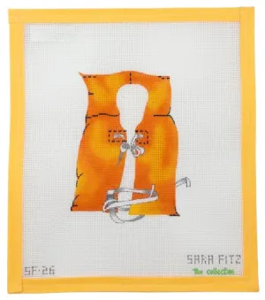 Life Jacket Needlepoint Canvas