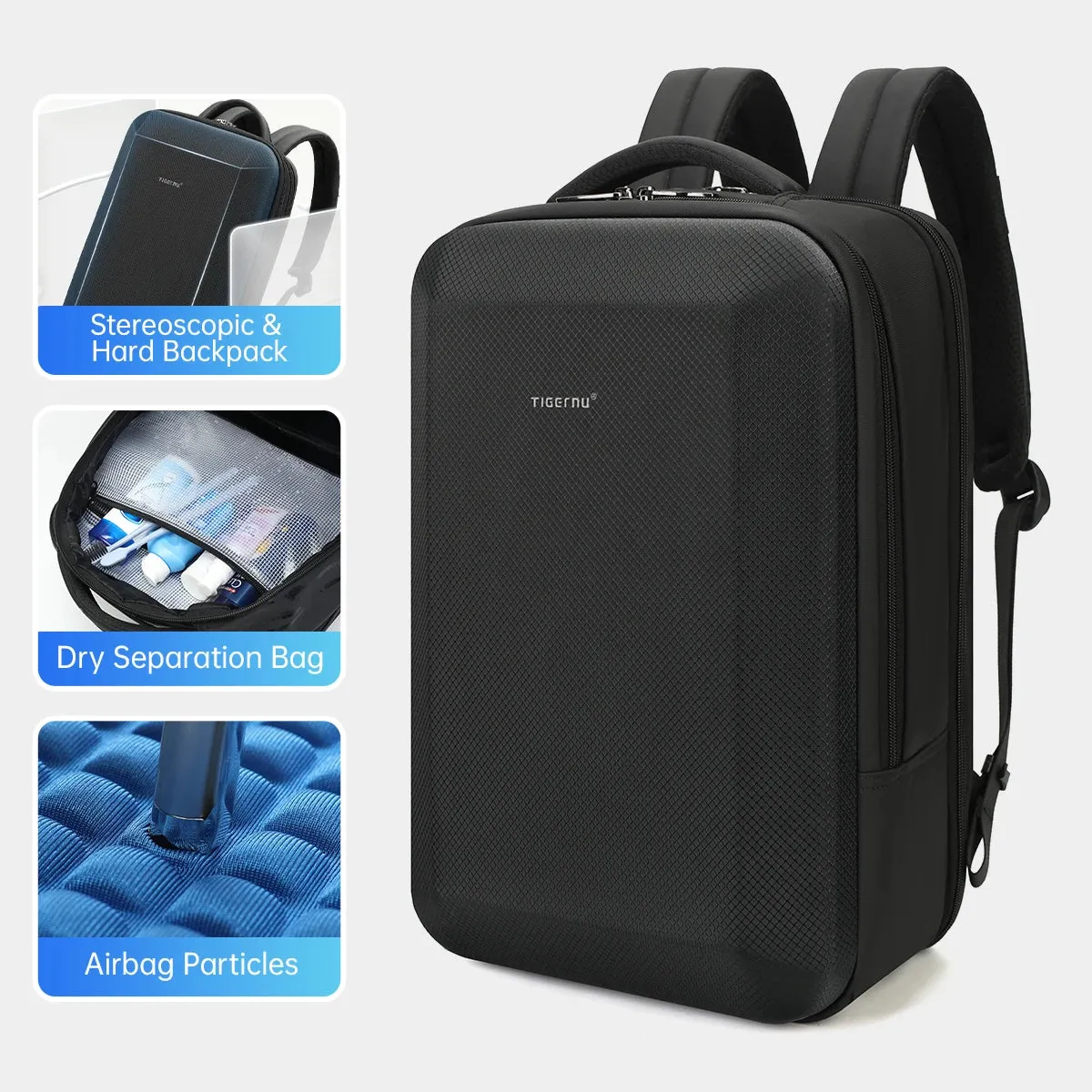 Lifetime Warranty Business Backpack For Men Laptop Backpack Hard Shell Bag Male Travel Backpack Bag Expandable Bag Thin Backpack