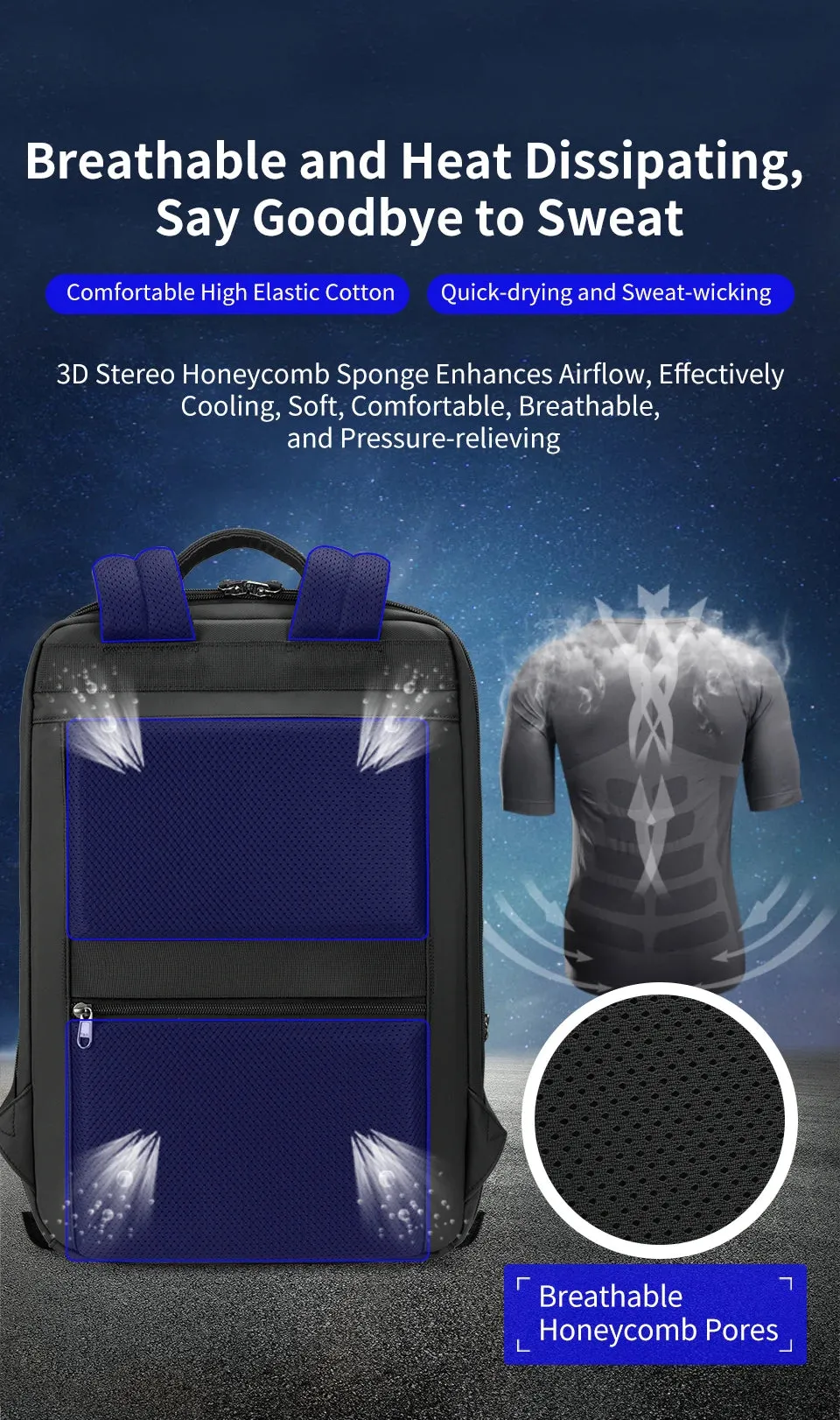 Lifetime Warranty Business Backpack For Men Laptop Backpack Hard Shell Bag Male Travel Backpack Bag Expandable Bag Thin Backpack