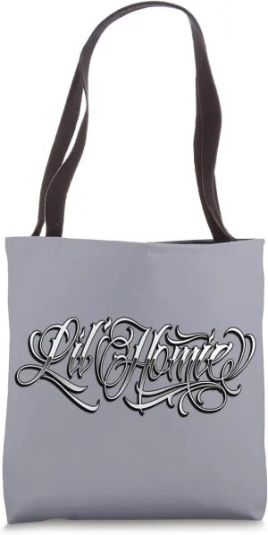 LIL HOMIE Shirt Hip Hop Chicano Tattoo Art Cholo West Coast Tote Bag