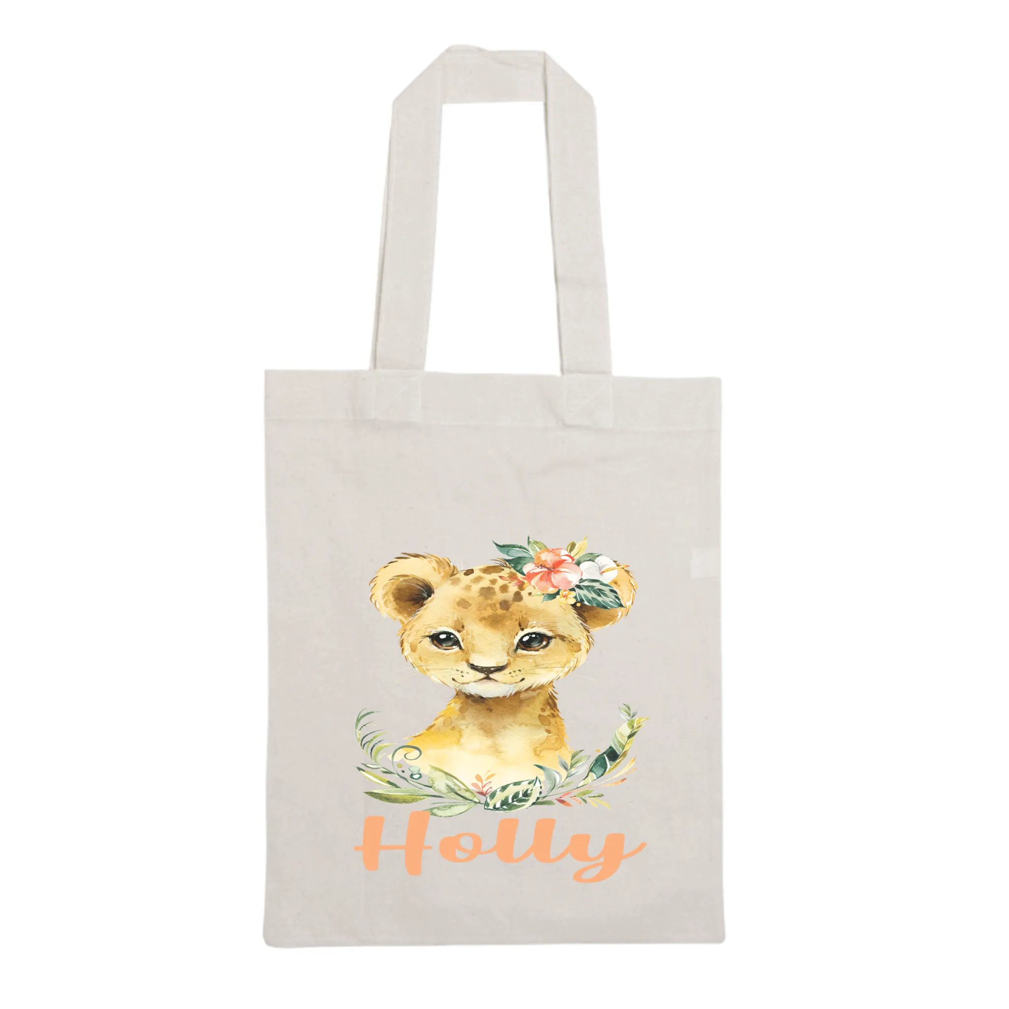 LION CUB FLORAL BAG