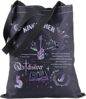 Little Osha Butterfly Tote Bag I Don't Want Bright And Happy Shopping Bag for Saeris Fans