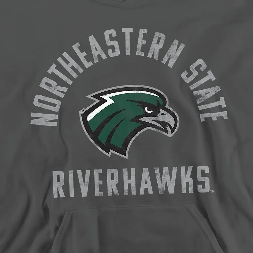 LOGOVISION Northeastern State University Official Nsu Riverhawks Logo Youth Kids Boy/Girls Pull-Over Hoodie Sweatshirt