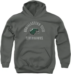LOGOVISION Northeastern State University Official Nsu Riverhawks Logo Youth Kids Boy/Girls Pull-Over Hoodie Sweatshirt