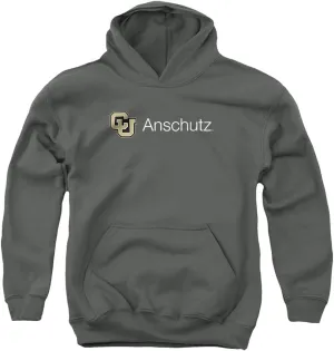 LOGOVISION University of Colorado Anschutz Medical Campus Large Youth Kids Boy/Girls Pull-Over Hoodie
