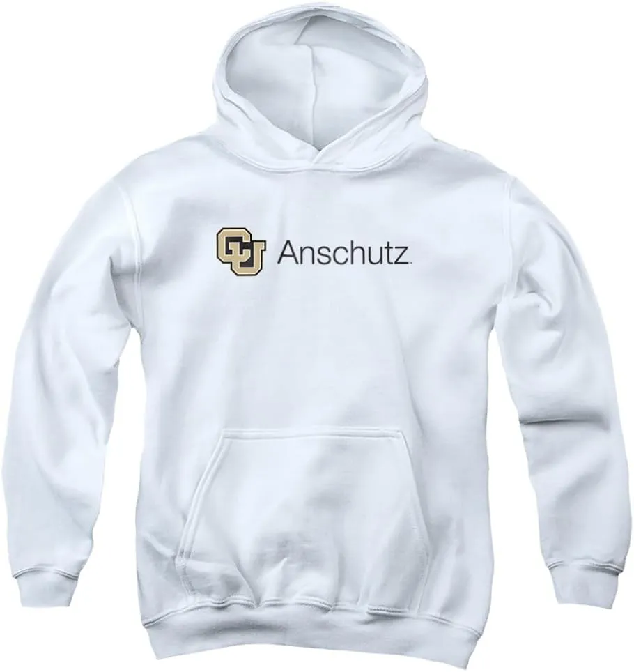 LOGOVISION University of Colorado Anschutz Medical Campus Large Youth Kids Boy/Girls Pull-Over Hoodie