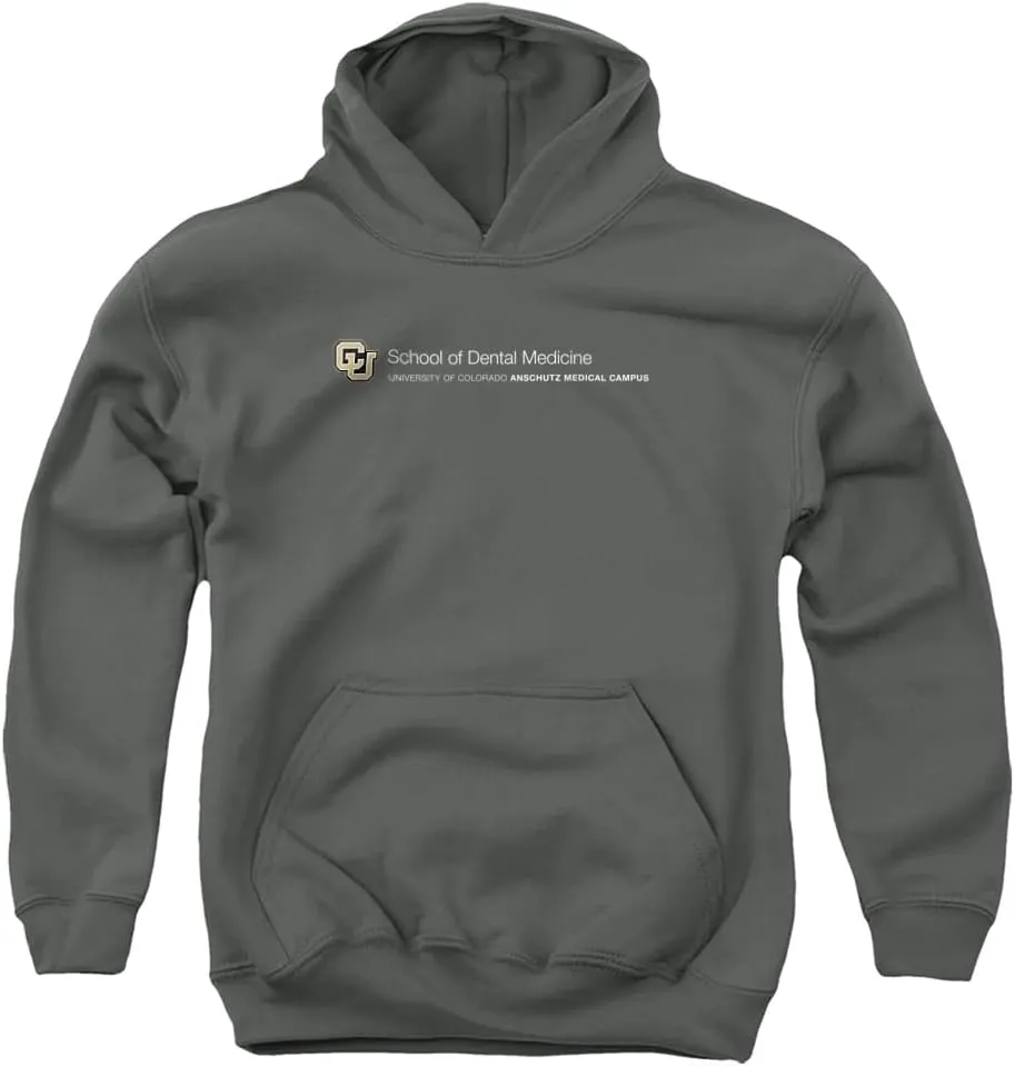 LOGOVISION University of Colorado Anschutz Medical Campus School of Dental Medicine Youth Kids Boy/Girls Pull-Over Hoodie