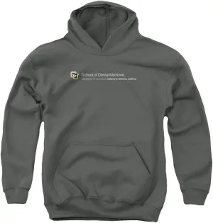 LOGOVISION University of Colorado Anschutz Medical Campus School of Dental Medicine Youth Kids Boy/Girls Pull-Over Hoodie