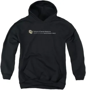 LOGOVISION University of Colorado Anschutz Medical Campus School of Dental Medicine Youth Kids Boy/Girls Pull-Over Hoodie
