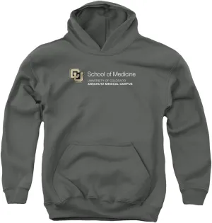 LOGOVISION University of Colorado Anschutz Medical Campus School of Medicine Youth Kids Boy/Girls Pull-Over Hoodie
