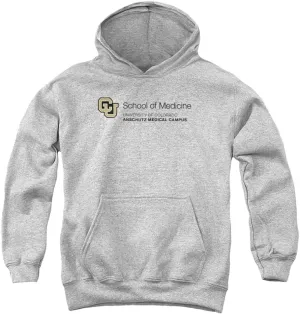 LOGOVISION University of Colorado Anschutz Medical Campus School of Medicine Youth Kids Boy/Girls Pull-Over Hoodie