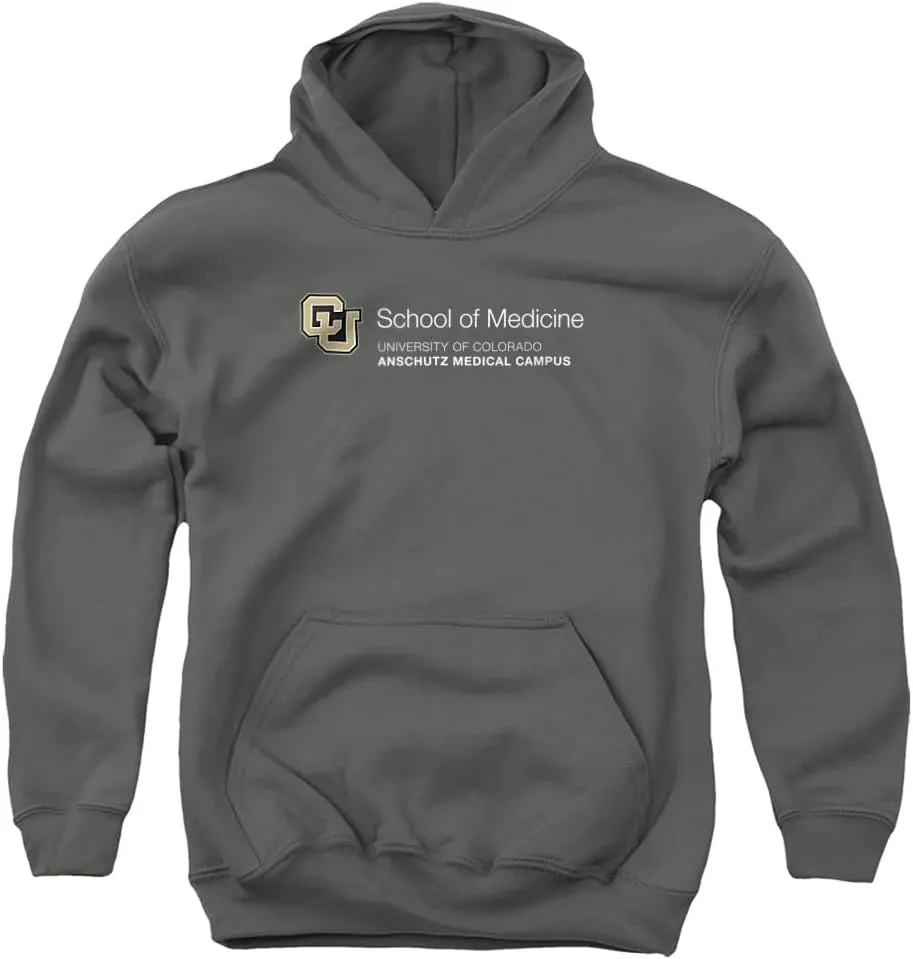 LOGOVISION University of Colorado Anschutz Medical Campus School of Medicine Youth Kids Boy/Girls Pull-Over Hoodie