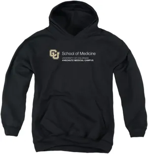 LOGOVISION University of Colorado Anschutz Medical Campus School of Medicine Youth Kids Boy/Girls Pull-Over Hoodie