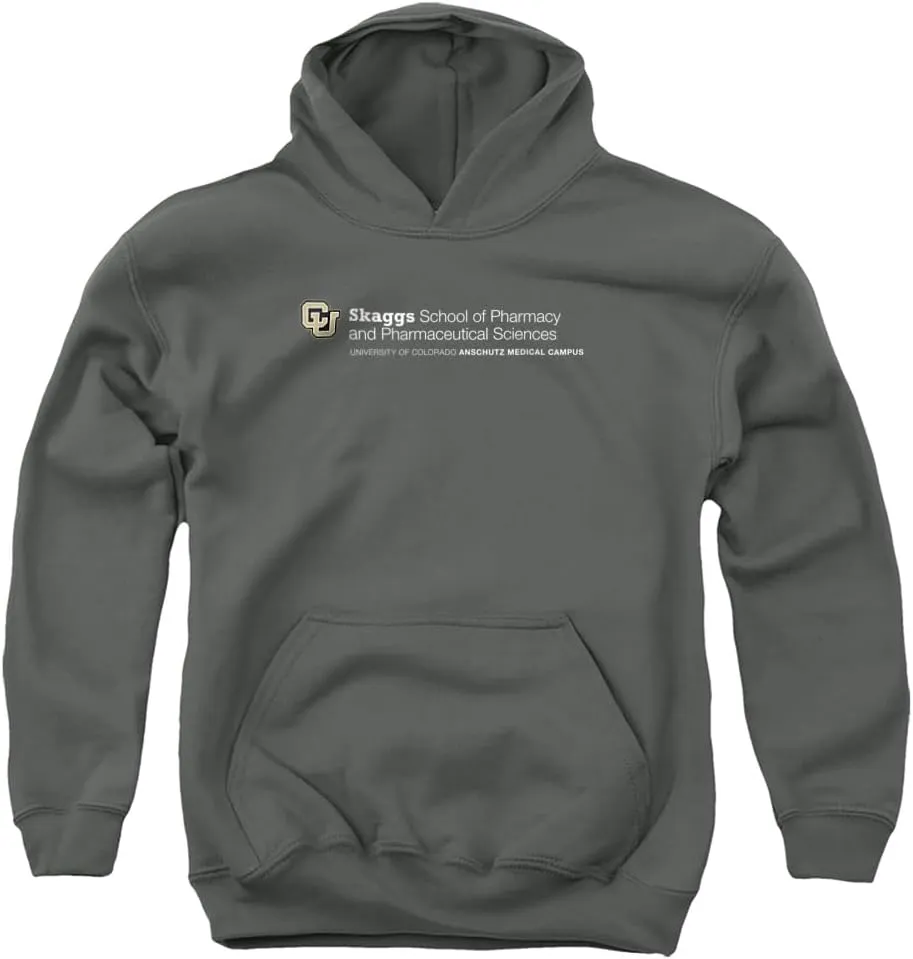 LOGOVISION University of Colorado Anschutz Medical Campus School of Pharmacy Youth Kids Boy/Girls Pull-Over Hoodie