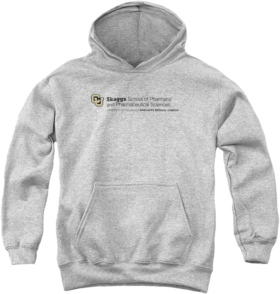 LOGOVISION University of Colorado Anschutz Medical Campus School of Pharmacy Youth Kids Boy/Girls Pull-Over Hoodie