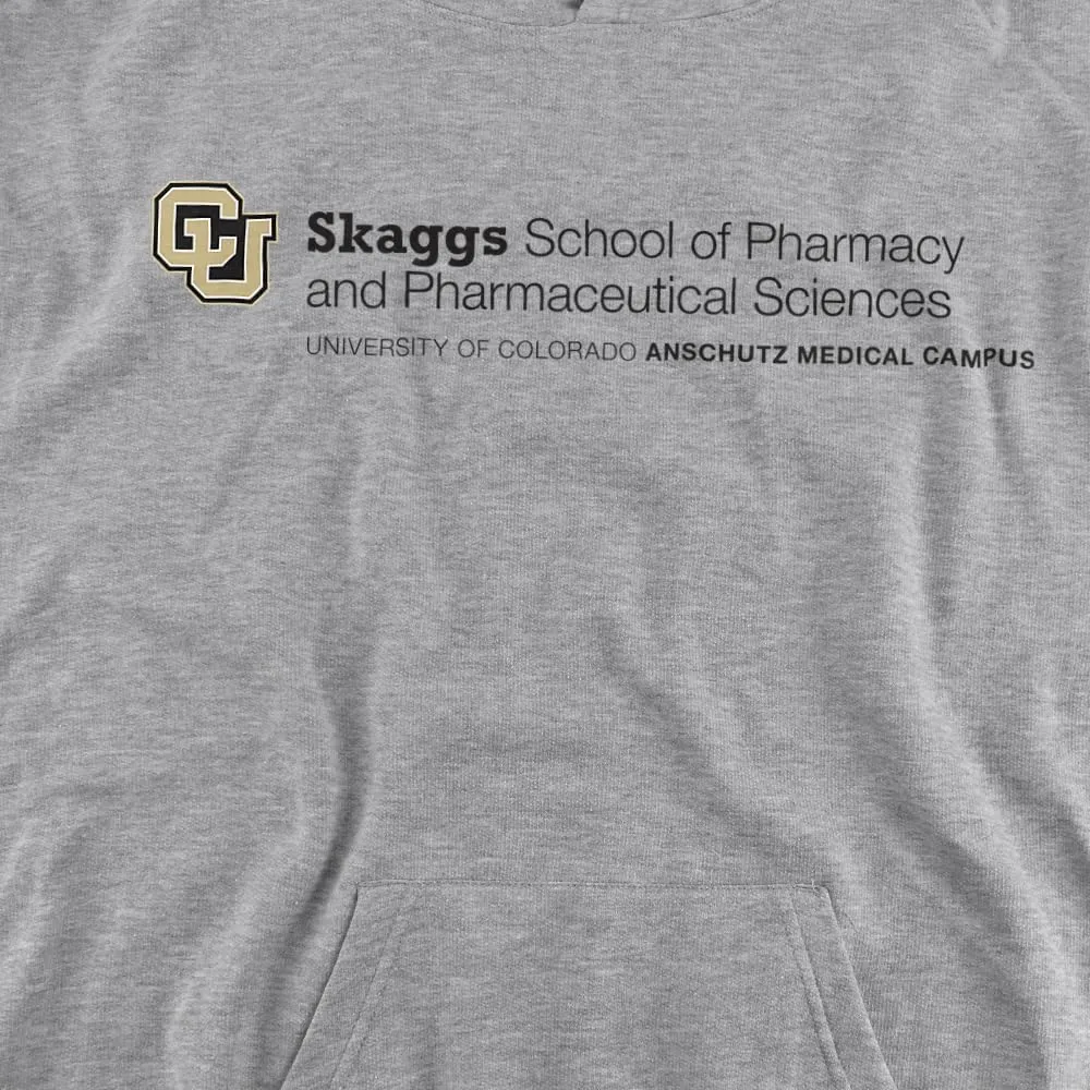 LOGOVISION University of Colorado Anschutz Medical Campus School of Pharmacy Youth Kids Boy/Girls Pull-Over Hoodie