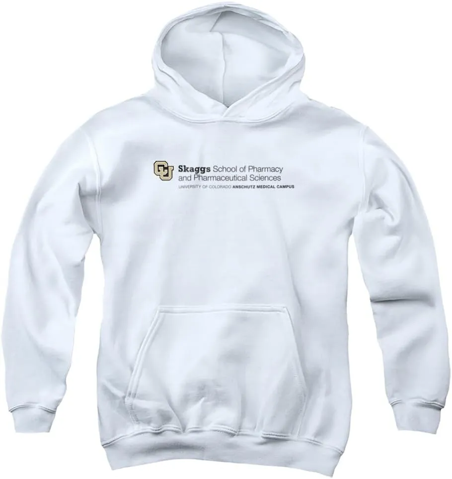 LOGOVISION University of Colorado Anschutz Medical Campus School of Pharmacy Youth Kids Boy/Girls Pull-Over Hoodie