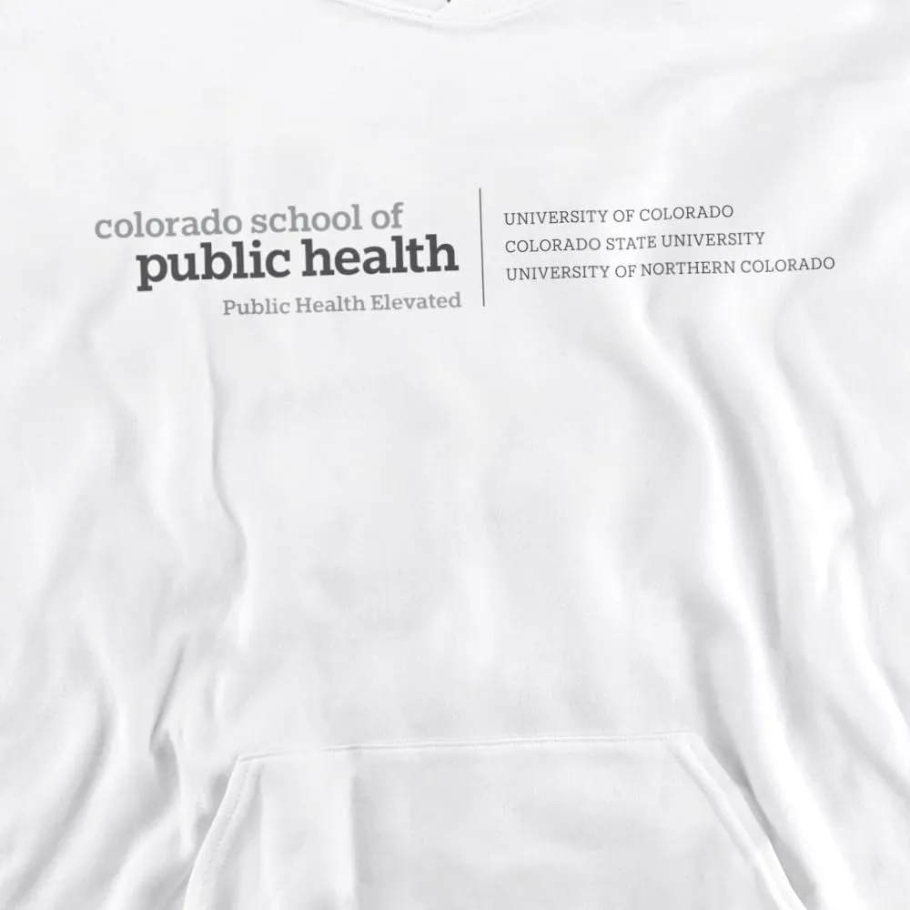 LOGOVISION University of Colorado Anschutz Medical Campus School of Public Health Youth Kids Boy/Girls Pull-Over Hoodie