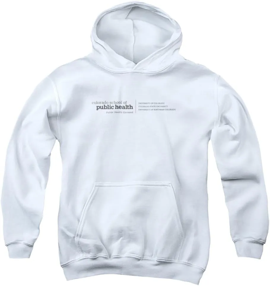 LOGOVISION University of Colorado Anschutz Medical Campus School of Public Health Youth Kids Boy/Girls Pull-Over Hoodie
